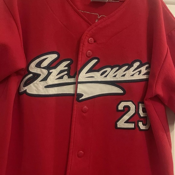 Rare VTG SPORT ATTACK Mark McGwire St. Louis Cardinals Jersey 90s Players Choice - Picture 2 of 7